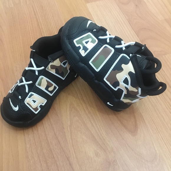 Nike Other - NWT Nike Uptempo Camo 2019 shoes Toddlers’s 7c